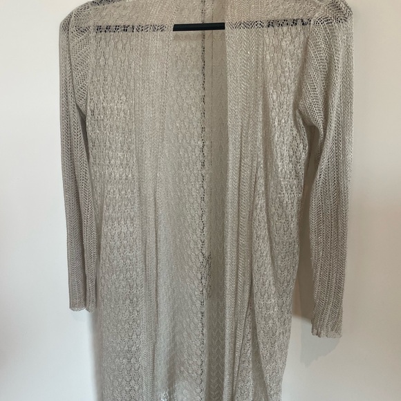 Eileen Fisher sheer sweater - Picture 4 of 5